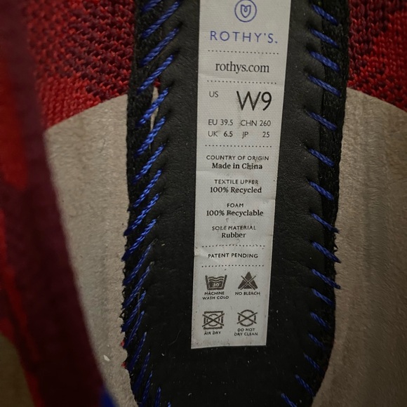 ROTHYS Red Camouflage  Round Toe Loafer Flats - Picture 9 of 9